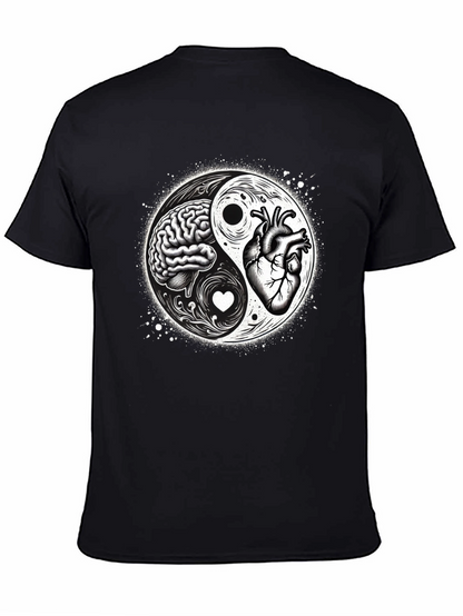 Brain & Heart Yin Yang T-Shirt