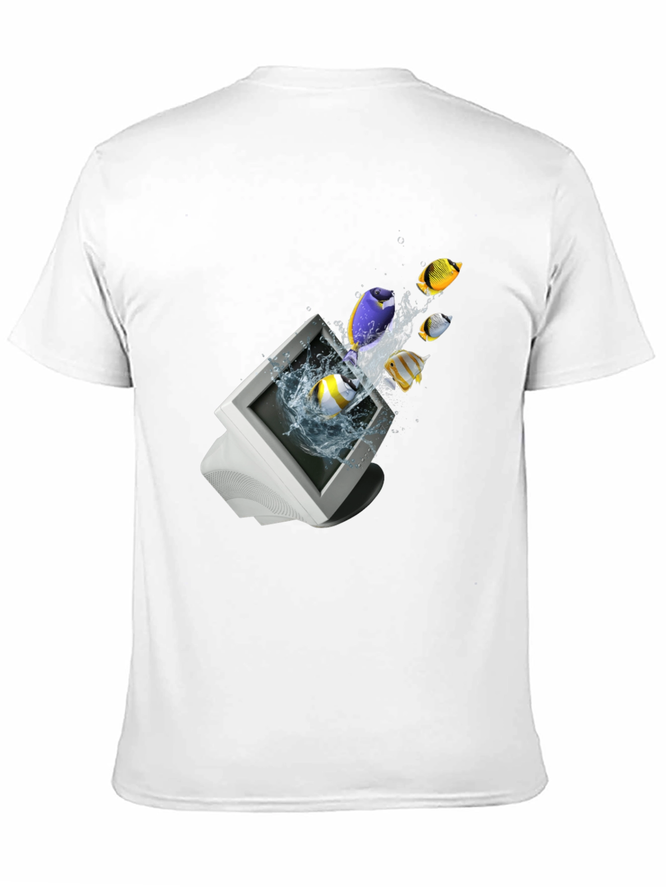 Retro Computer Fish T-Shirt