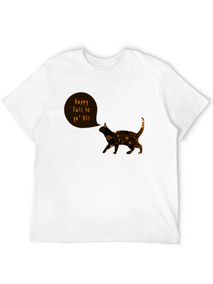 Happy Fall Cat T-Shirt