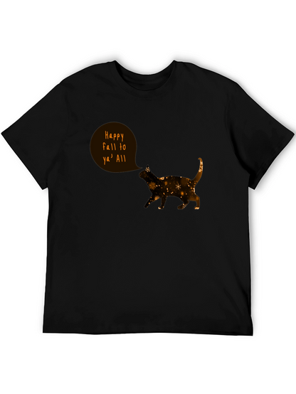 Happy Fall Cat T-Shirt