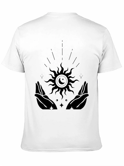 Celestial Hands Graphic Tee - Black Unisex T-Shirt