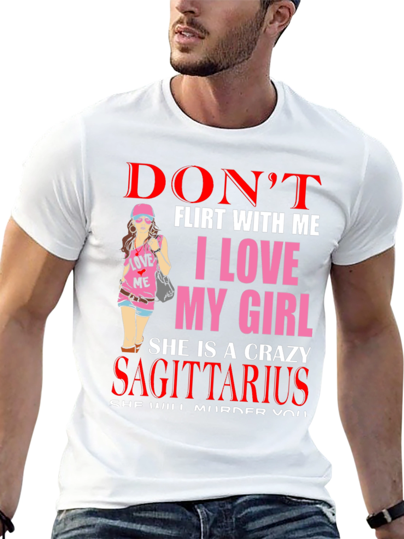 Dont Flirt With Me Sagittarius T-Shirt