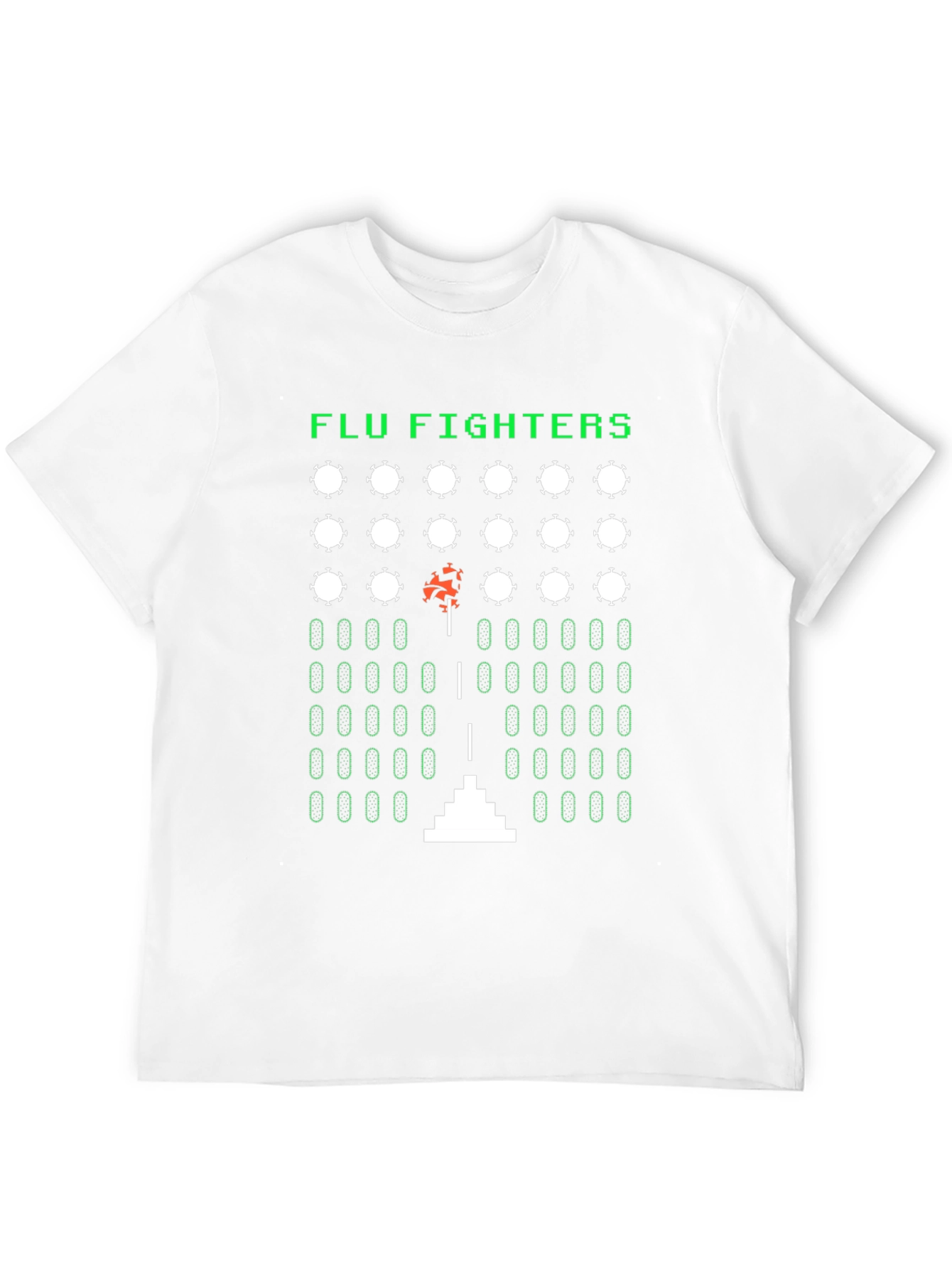 Flu Fighters Retro Gaming T-Shirt