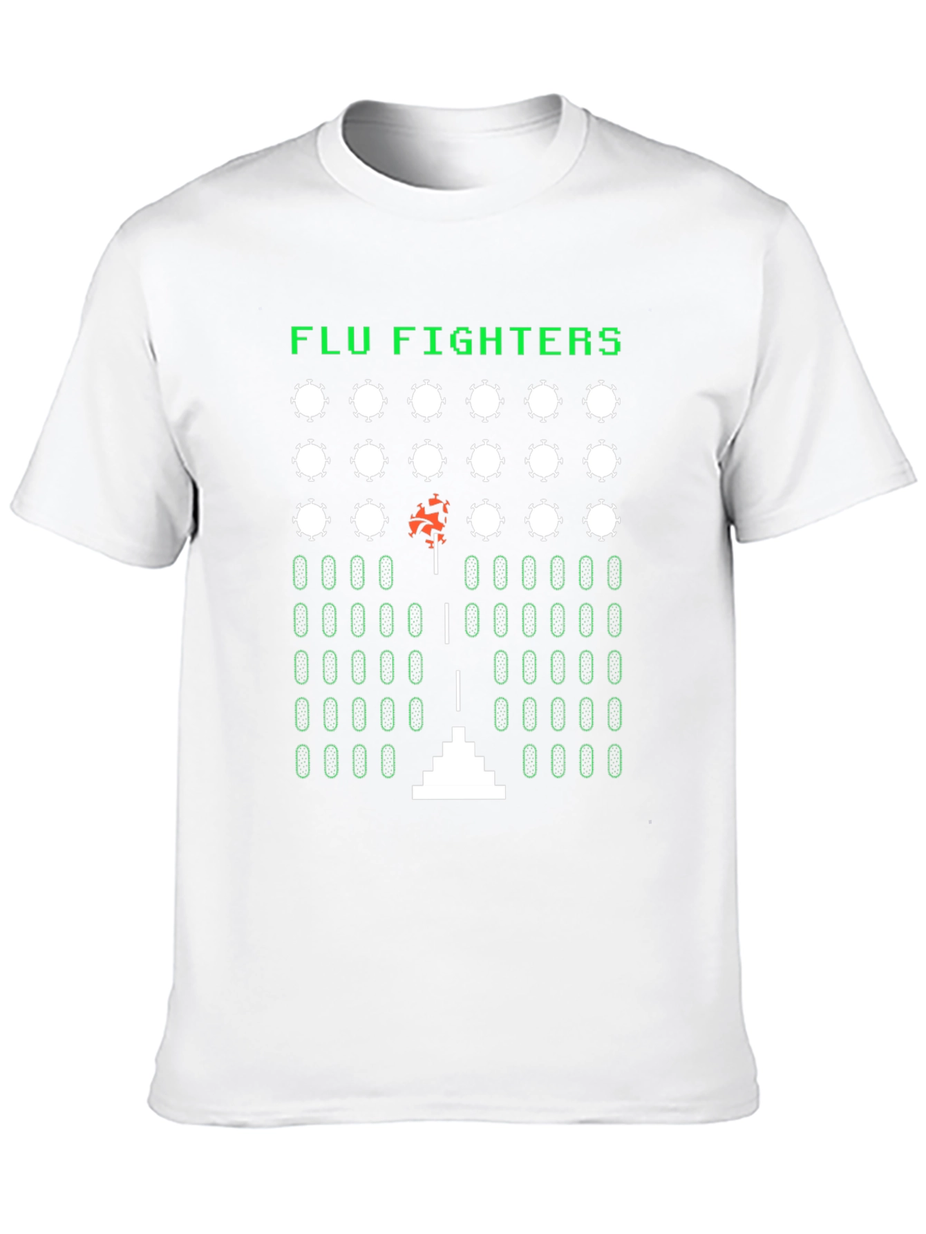 Flu Fighters Retro Gaming T-Shirt