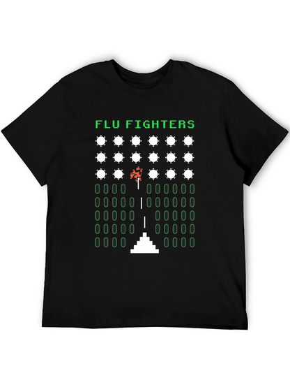 Flu Fighters Retro Gaming T-Shirt