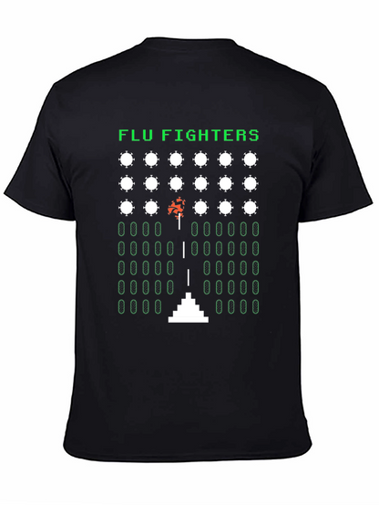 Flu Fighters Retro Gaming T-Shirt