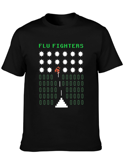 Flu Fighters Retro Gaming T-Shirt