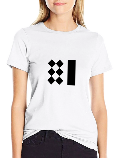 Modern Graphic Tee - Black Minimalist Design