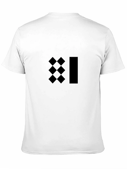 Modern Graphic Tee - Black Minimalist Design