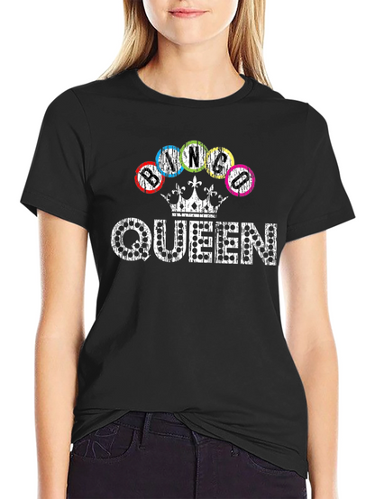 Bingo Queen T-Shirt - Fun & Stylish!