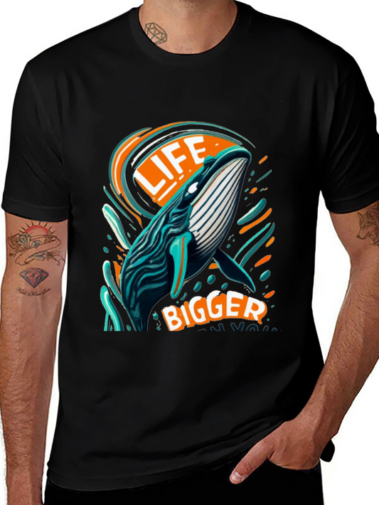 Life Bigger Whale Graphic Tee