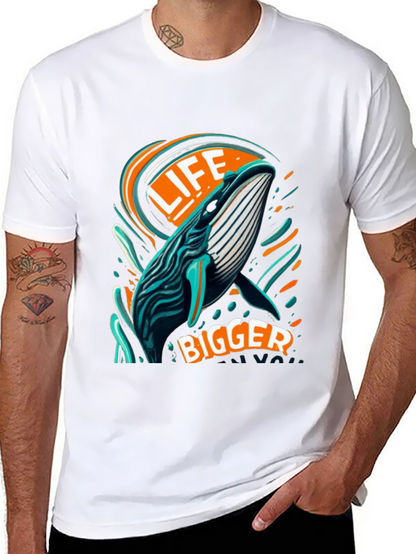 Life Bigger Whale Graphic Tee