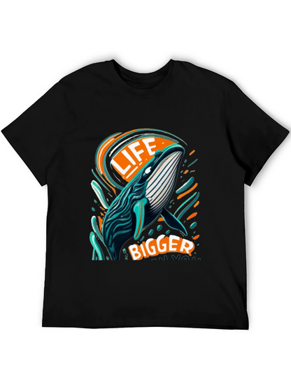 Life Bigger Whale Graphic Tee