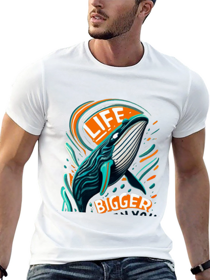 Life Bigger Whale Graphic Tee