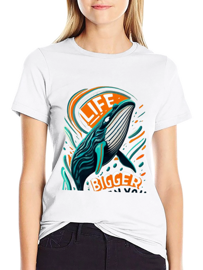 Life Bigger Whale Graphic Tee