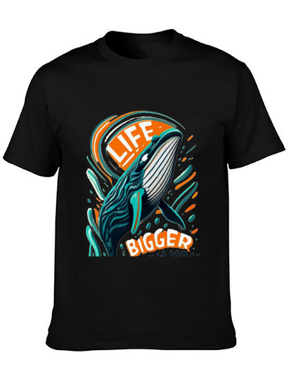Life Bigger Whale Graphic Tee