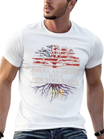 American Grown New York Roots Graphic Tee