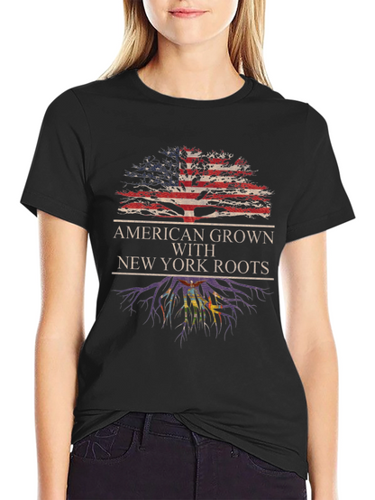American Grown New York Roots Graphic Tee