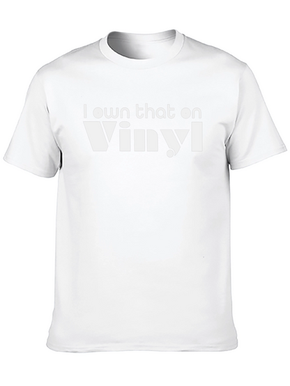 I Own That on Vinyl Black T-Shirt