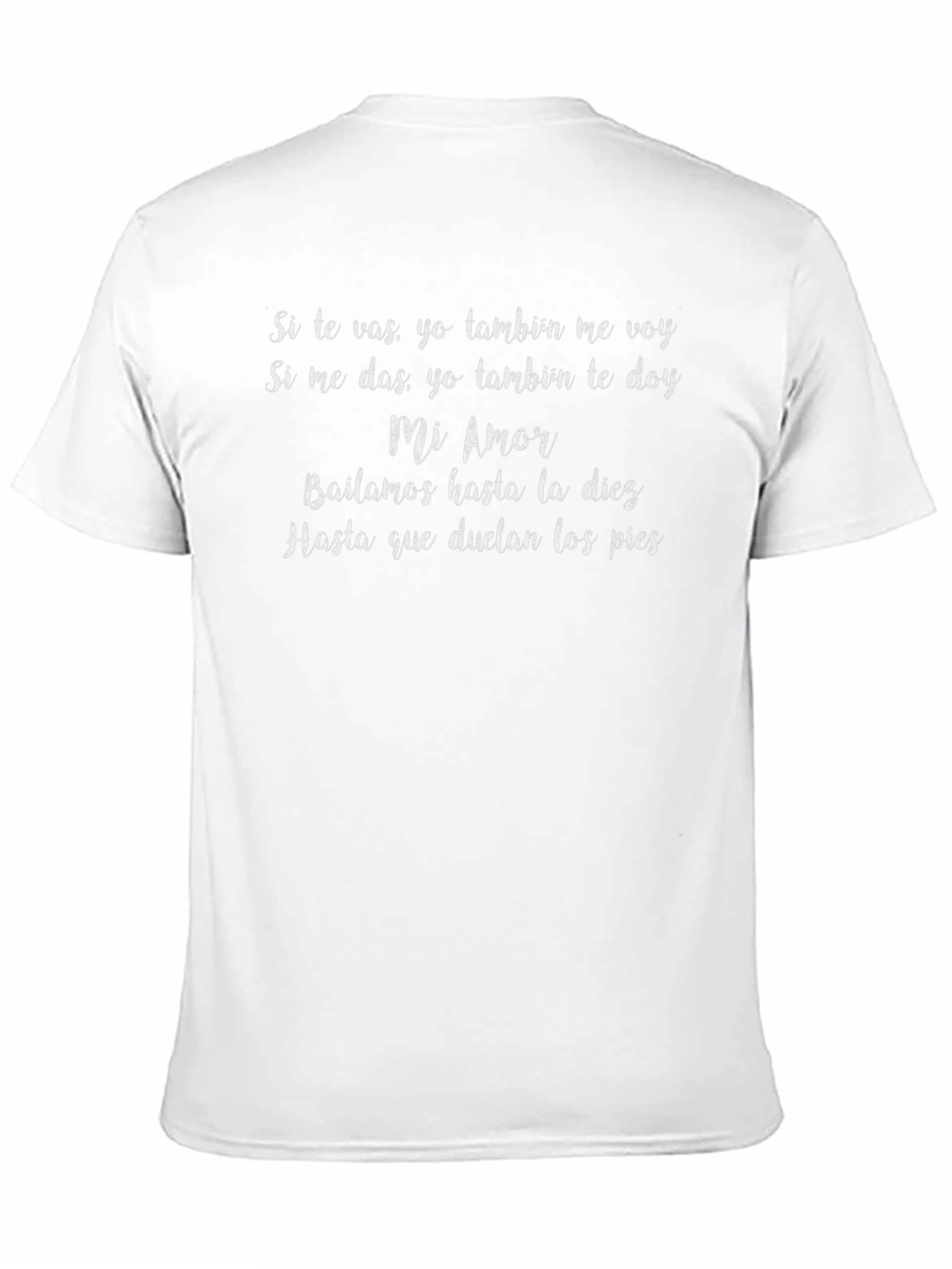 Mi Amor Lyric T-Shirt - Soft Cotton Blend
