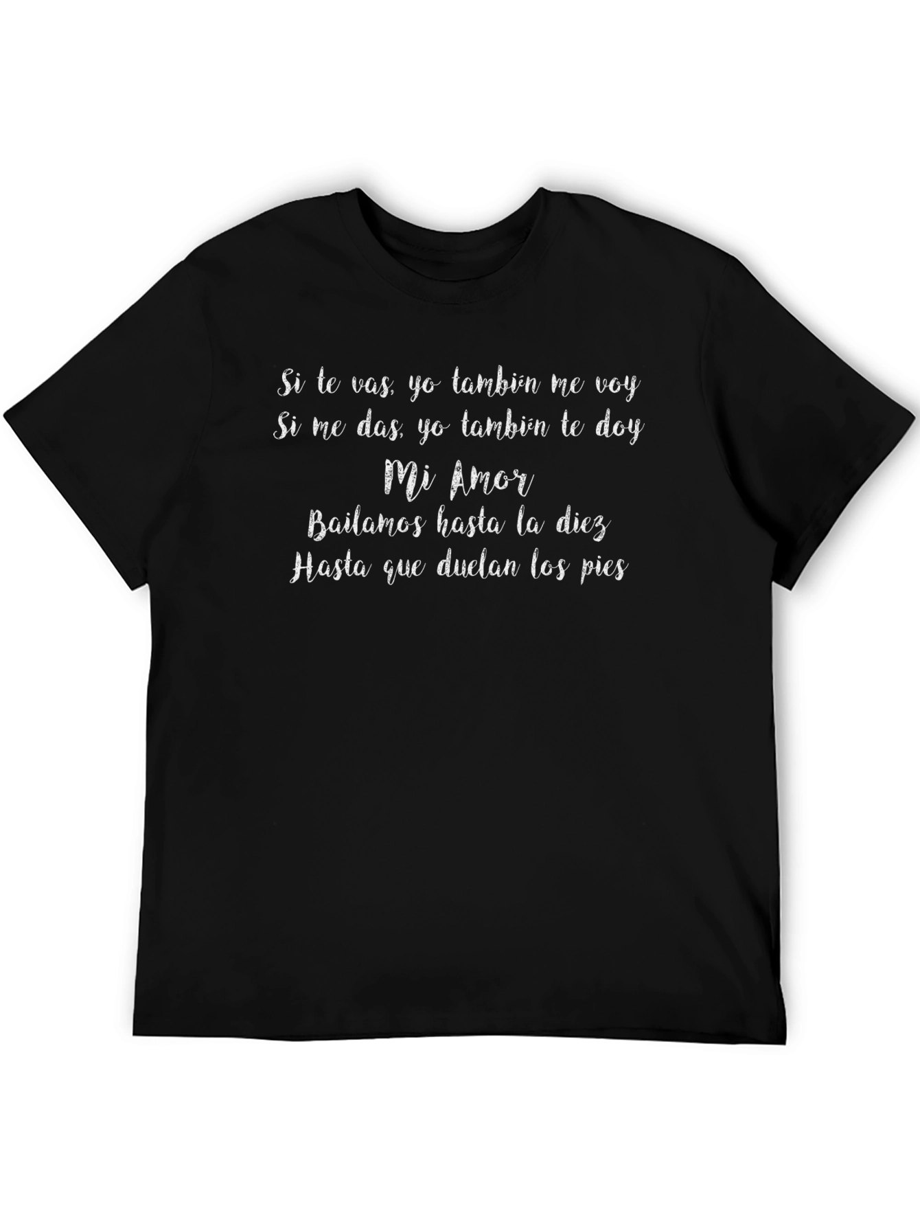 Mi Amor Lyric T-Shirt - Soft Cotton Blend