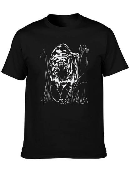 Black Tiger Graphic Tee - Urban Cool