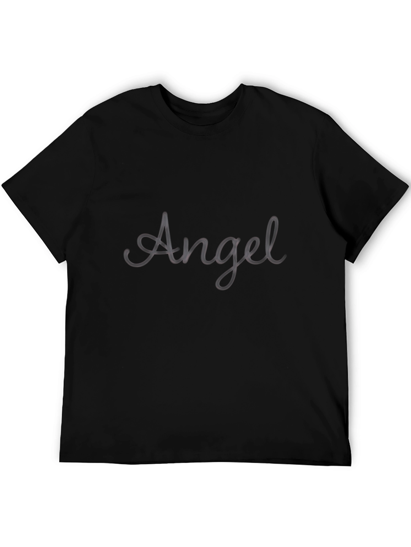 Angel Script Black T-Shirt