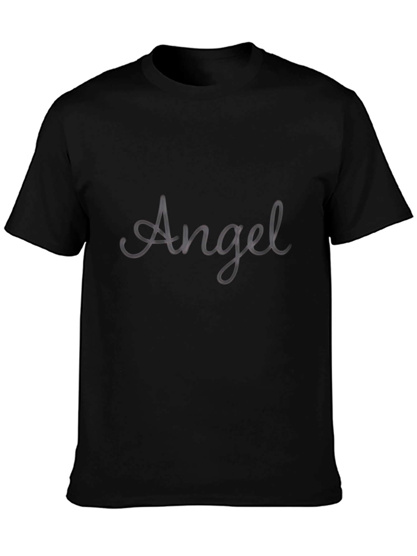 Angel Script Black T-Shirt