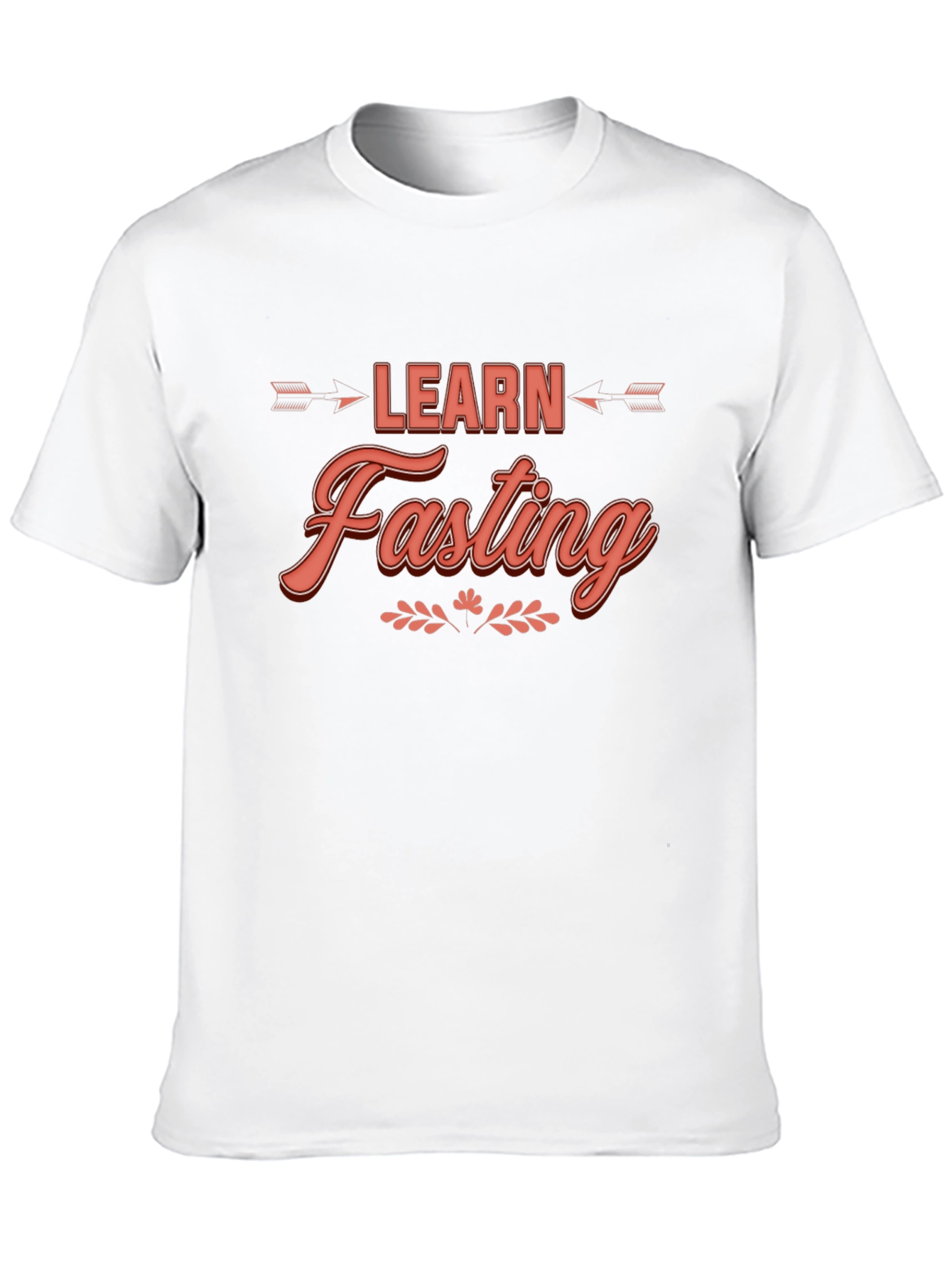 Learn Fasting Black Graphic Tee - Trendy Casual Wear