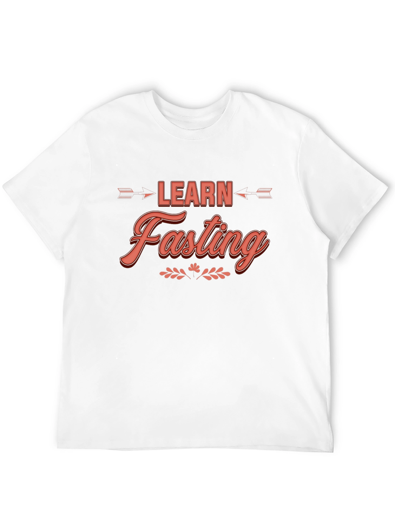 Learn Fasting Black Graphic Tee - Trendy Casual Wear