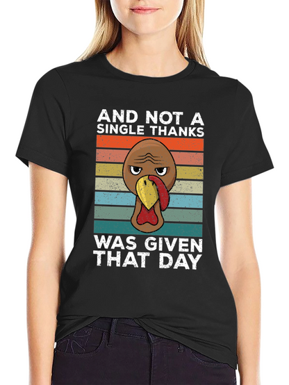 Grumpy Turkey Thanksgiving T-Shirt