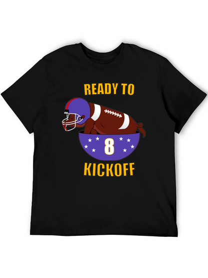 Ready to Kickoff Football T-Shirt