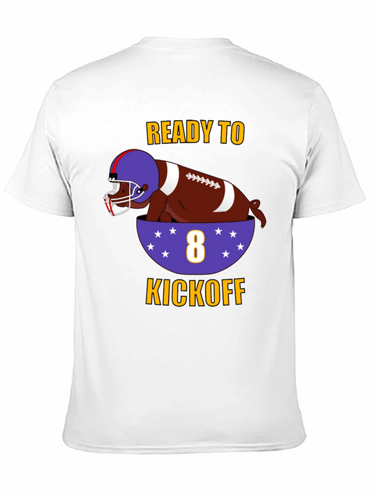 Ready to Kickoff Football T-Shirt