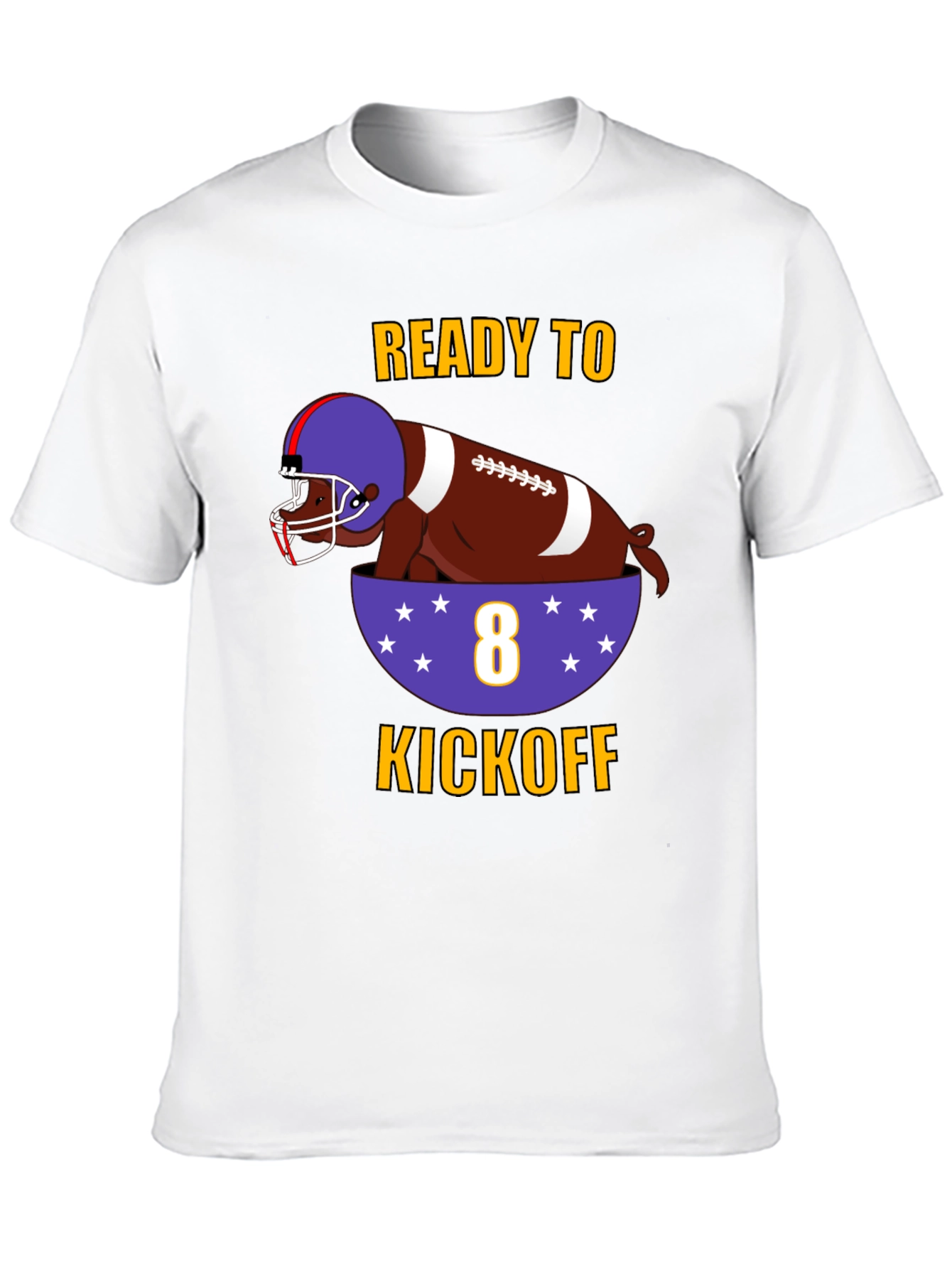 Ready to Kickoff Football T-Shirt