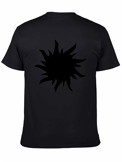 Abstract Graphic Black T-Shirt