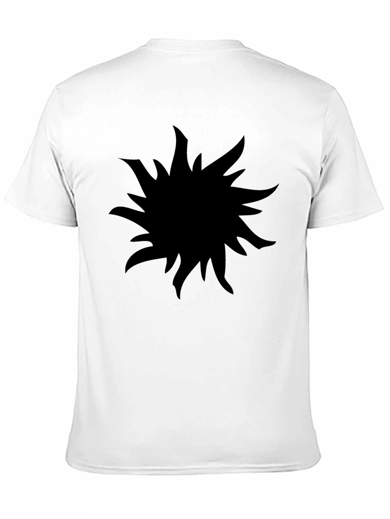 Abstract Graphic Black T-Shirt