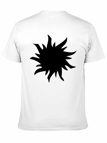 Abstract Graphic Black T-Shirt