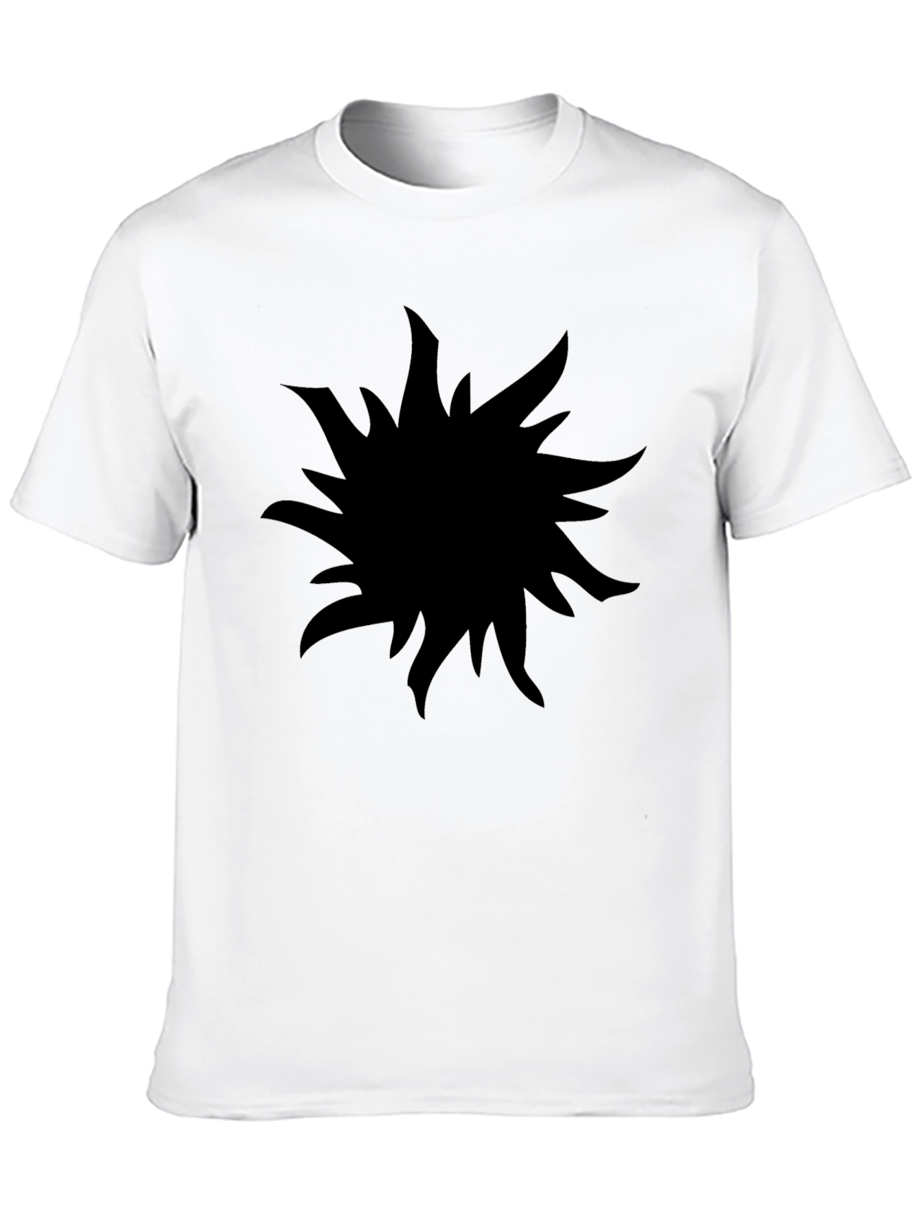 Abstract Graphic Black T-Shirt