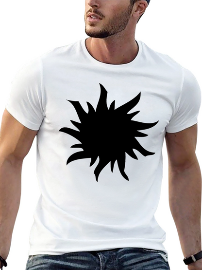 Abstract Graphic Black T-Shirt