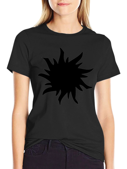 Abstract Graphic Black T-Shirt