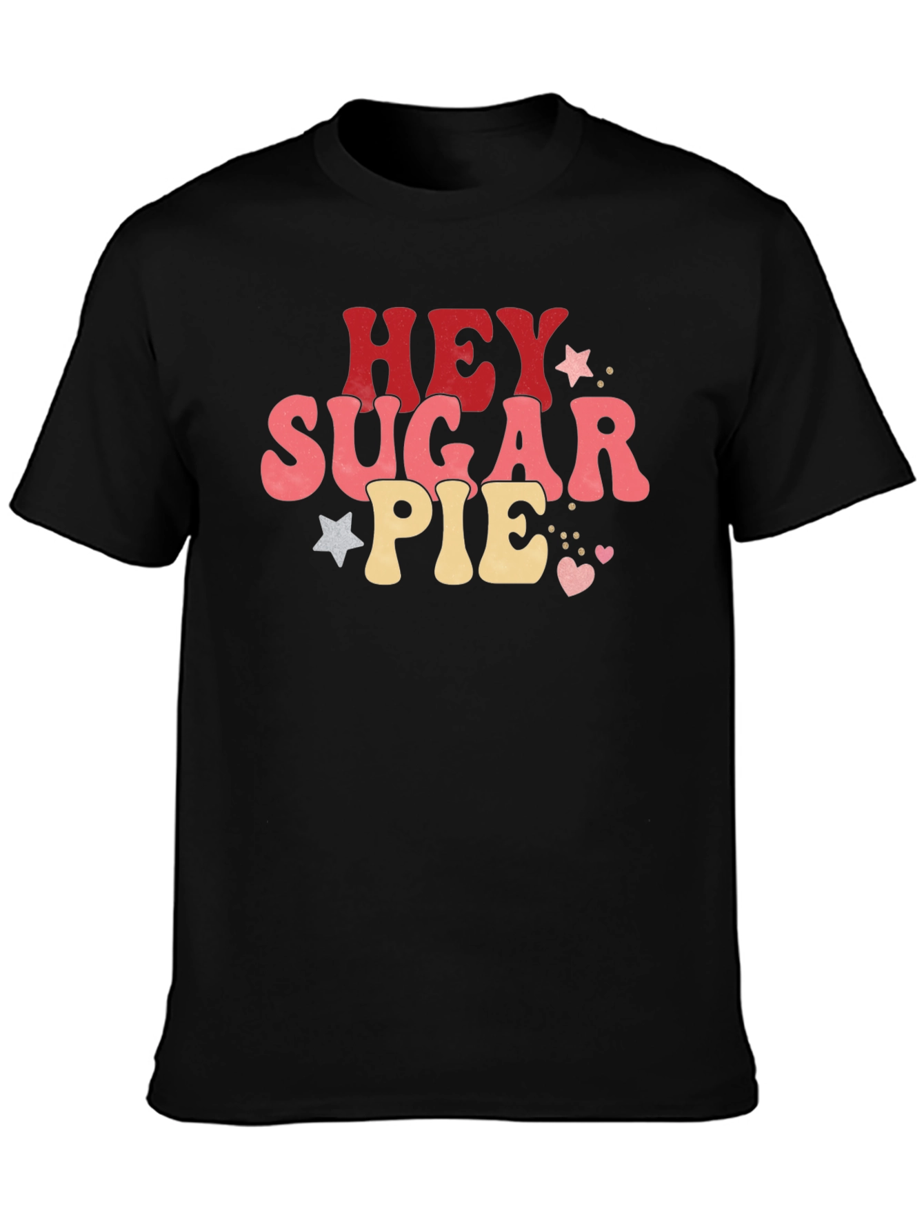 Hey Sugar Pie Black Graphic Tee