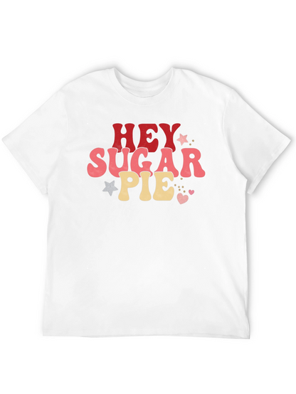 Hey Sugar Pie Black Graphic Tee