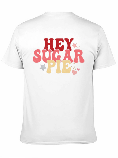 Hey Sugar Pie Black Graphic Tee