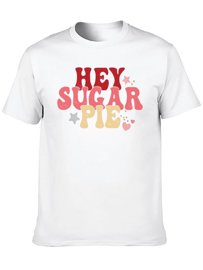 Hey Sugar Pie Black Graphic Tee