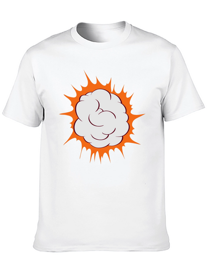 Boom Comic Cloud Graphic Black T-Shirt