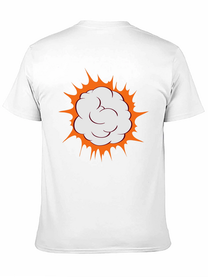 Boom Comic Cloud Graphic Black T-Shirt