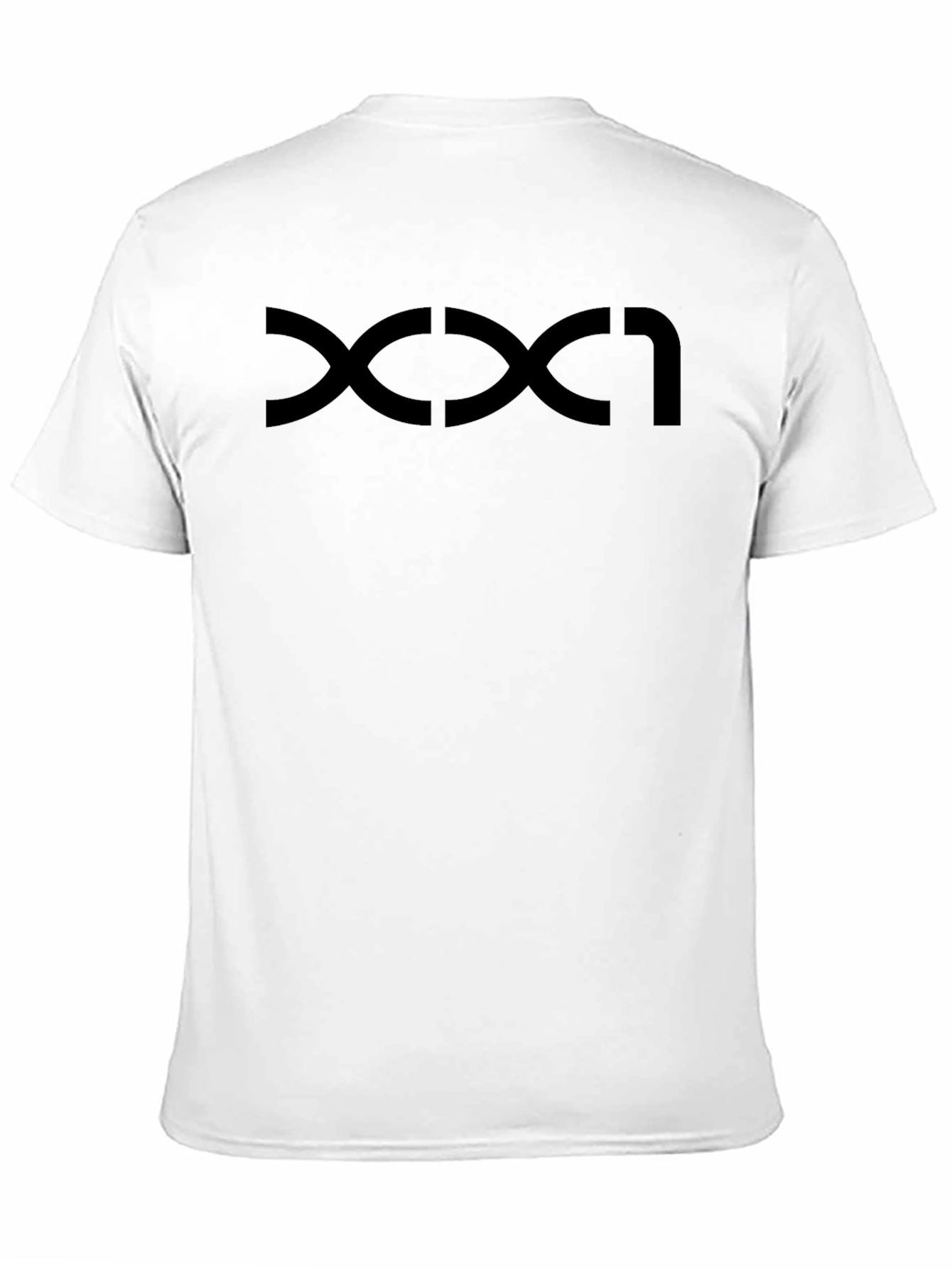 Modern Graphic Tee - Black Curve Design