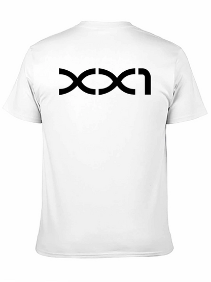 Modern Graphic Tee - Black Curve Design
