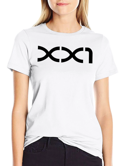 Modern Graphic Tee - Black Curve Design