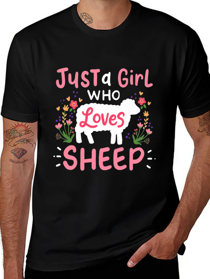 Just A Girl Who Loves Sheep T-Shirt